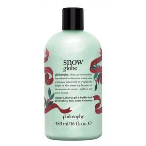 Philosophy SNOW GLOBE 3 in 1 Shampoo Shower‎ Gel Bubble Bath 16oz NEW